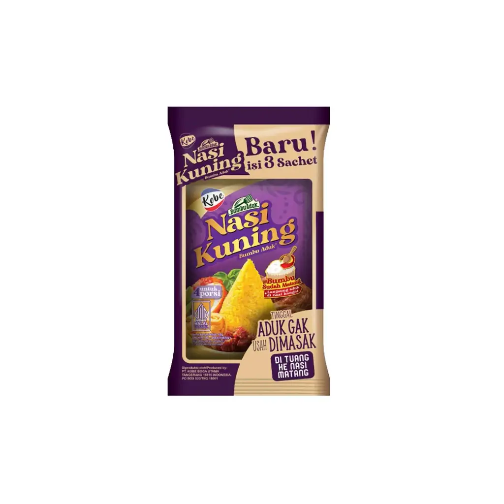 Kobe Yellow Rice Seasoning Mix 3x15g