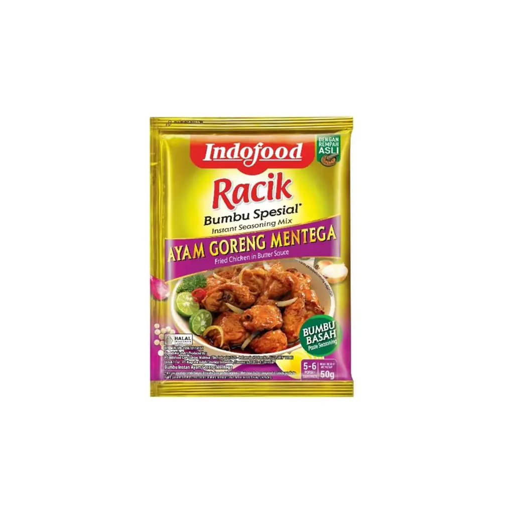 Indofood special seasoning mix for fried chicken with butter 50g