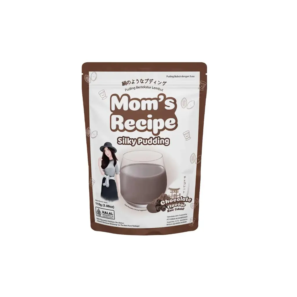 Mom's Recipe Silky puding bubuk chocolate 110g 