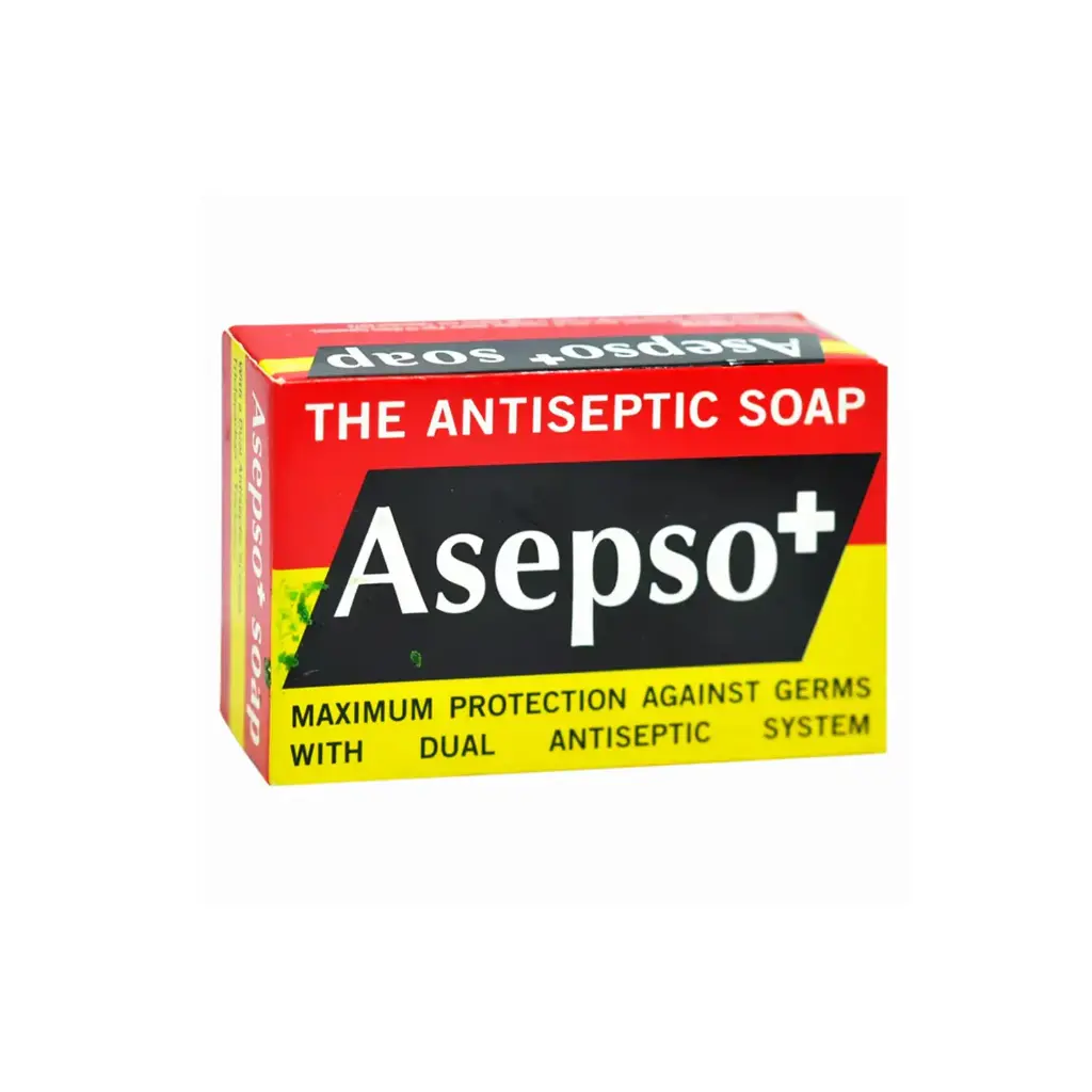 Asepso Plus Antiseptic Bar Soap - 80 gr