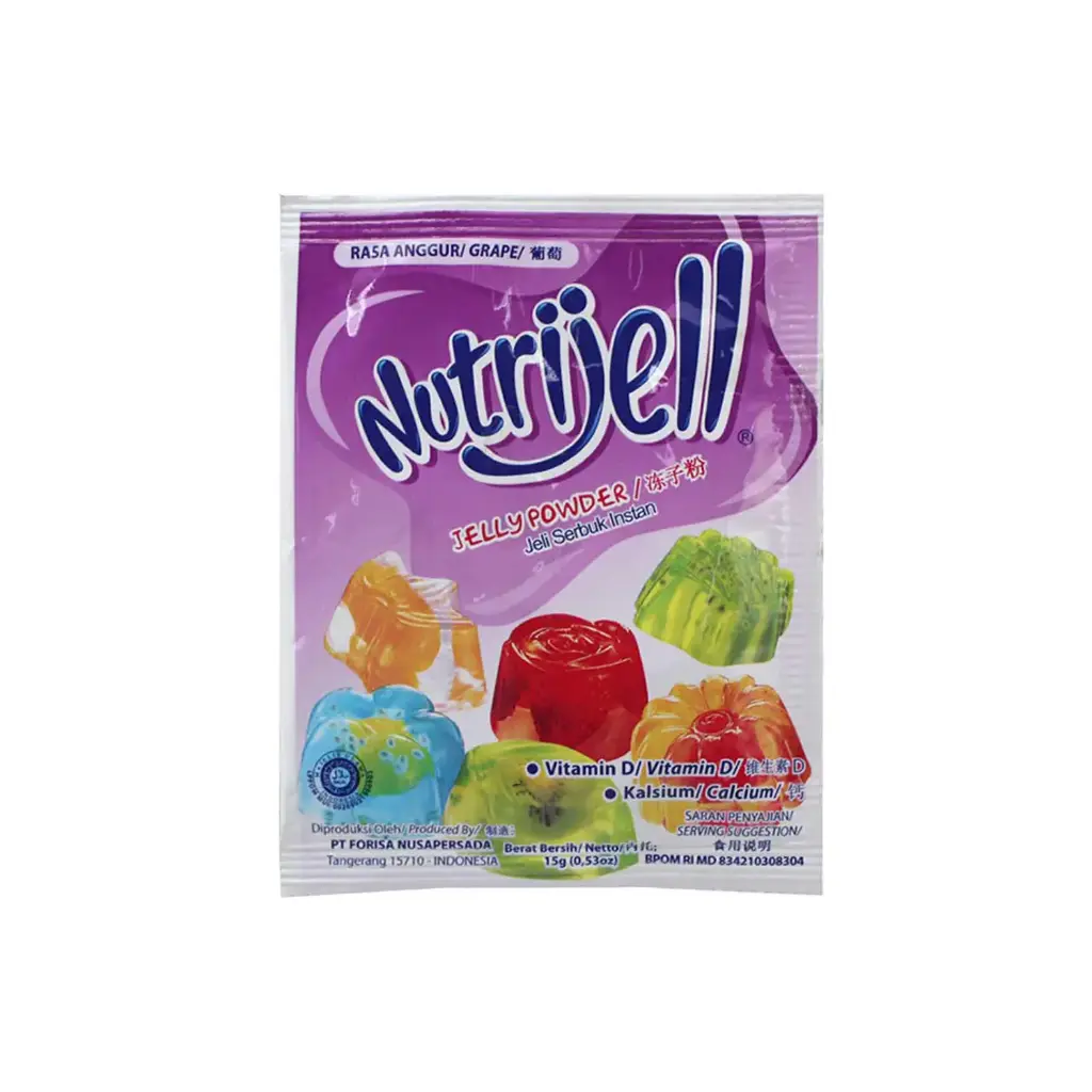 Nutrijell Konnyaku jelly powder grape 15g