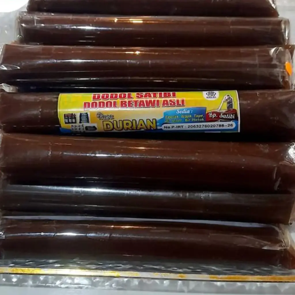 Authentic Betawi Dodol: Sweet, Legit, and Chewy with Durian 100g