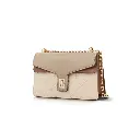 Lcx-Melody Tile Emb Flap Shoulder Women's Bag