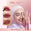 WARDAH Glasting Liquid Lip - High-Pigmented Glass Color, Lightweight, Non-Sticky, Long-Lasting Waterproof - 05 Glazing Berry