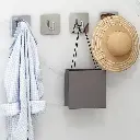 1Pcs Multifunctional Iron Hook Wall Mounted Clothes Hanger Stainless Steel