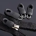 Universal Removable Zipper Head for Luggage Bag Zipper Hook Zipper Hook - LARGE BLACK 3.4x1.4cm