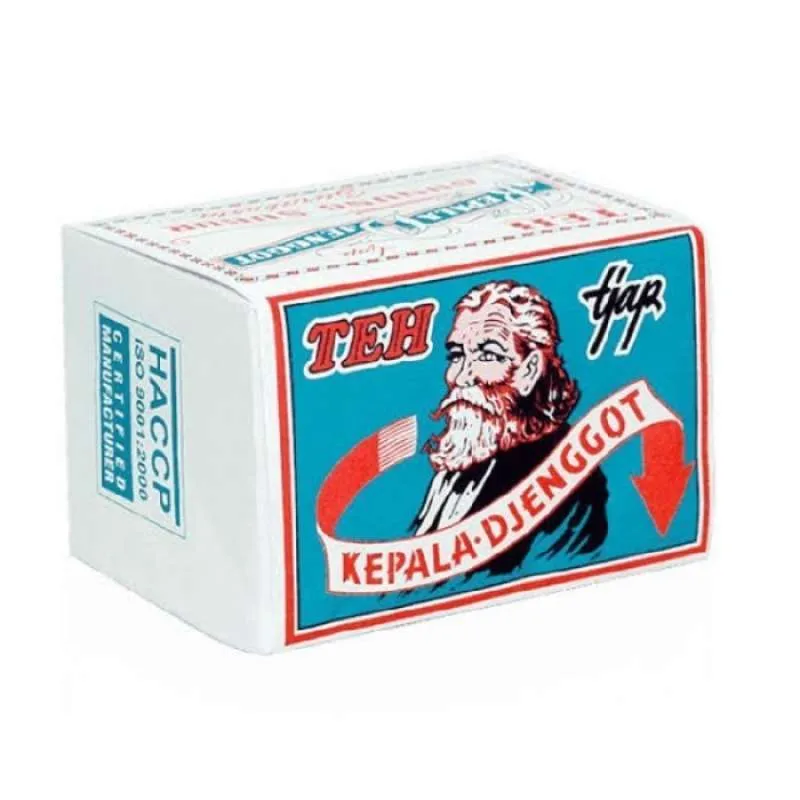 Indonesian Tea - KEPALA DJENGGOT BLUE Tea 5 pcs 40gr Authentic Indonesian Loose Tea