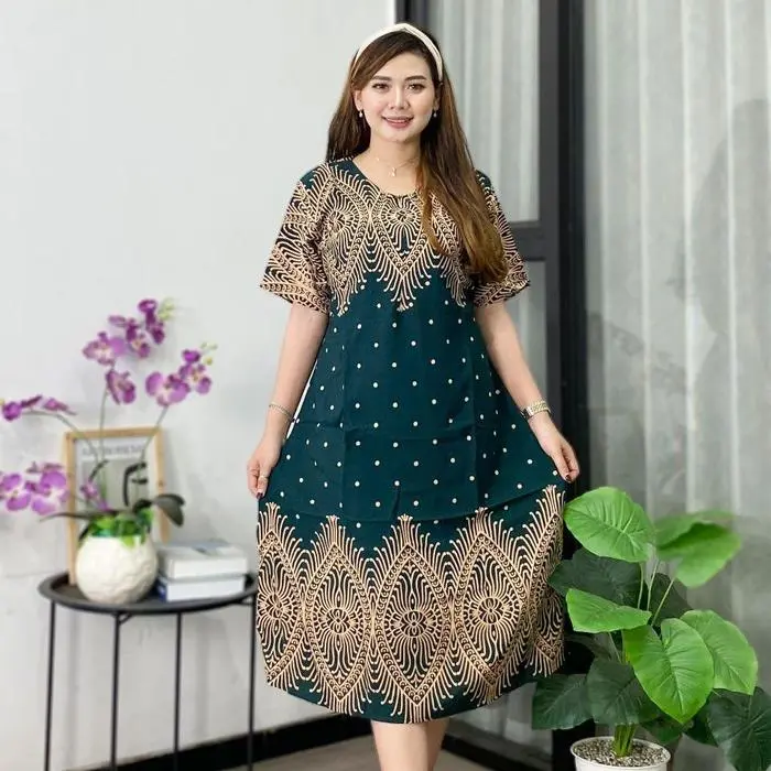 Friendly Women's Daster with Front Zipper, Premium Rayon - Fira Jotol