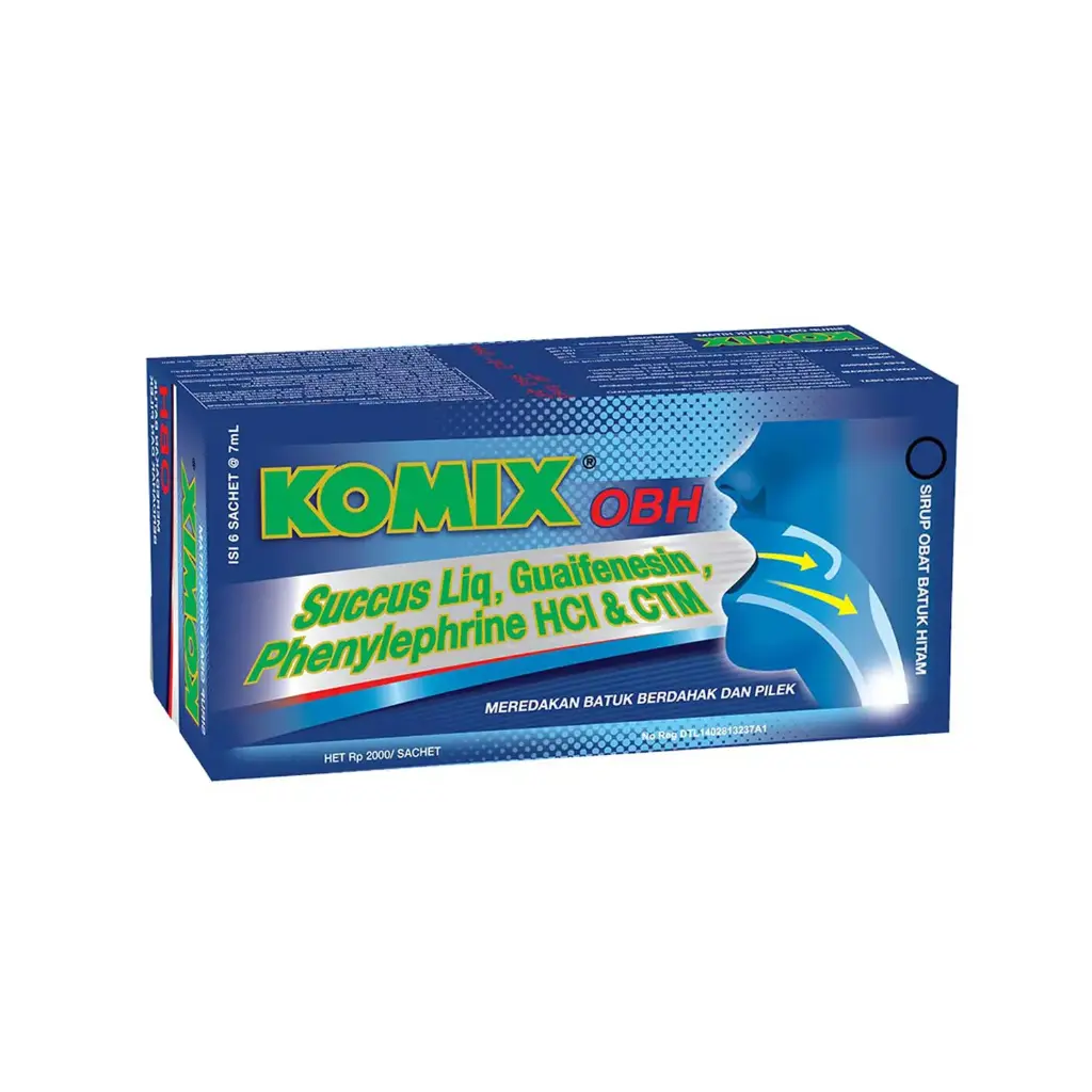 komix cough medicine OBH 6x7ml