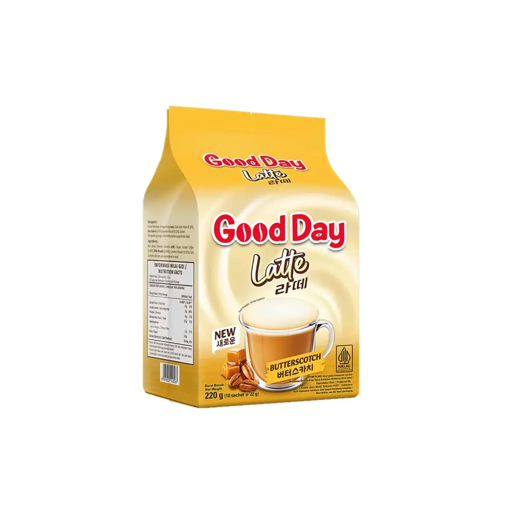 Good Day instant coffee latte butterscotch 10x22g