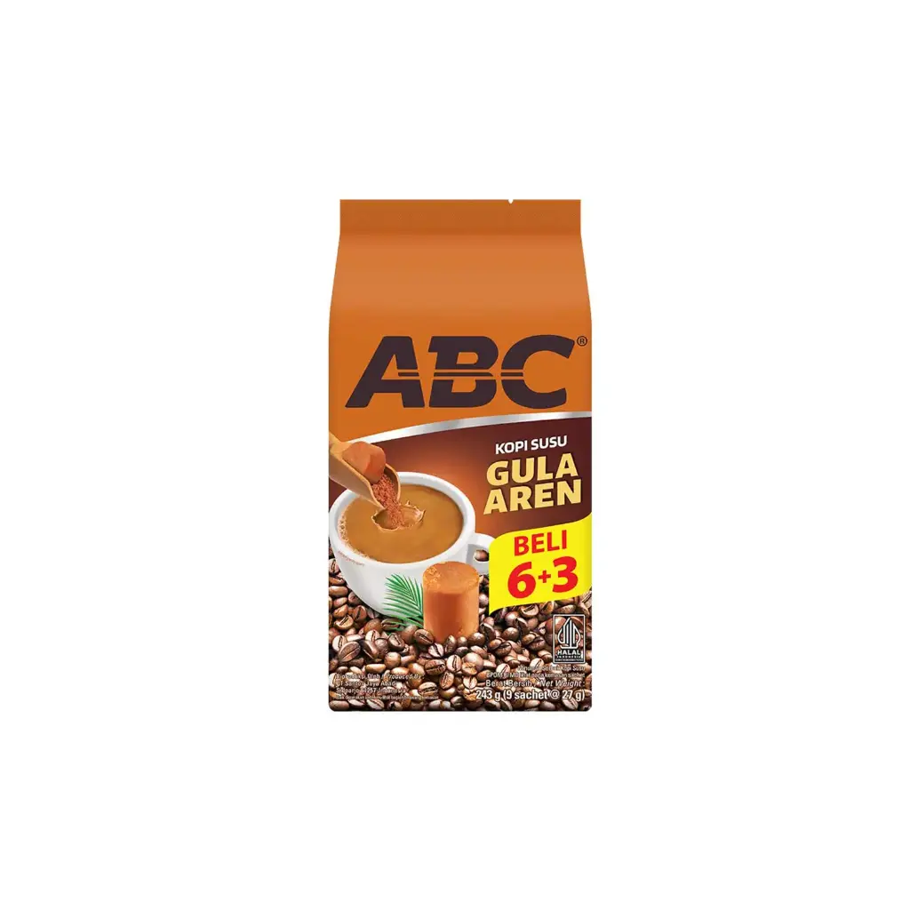 ABC Instant milk coffee palm sugar 9x27g