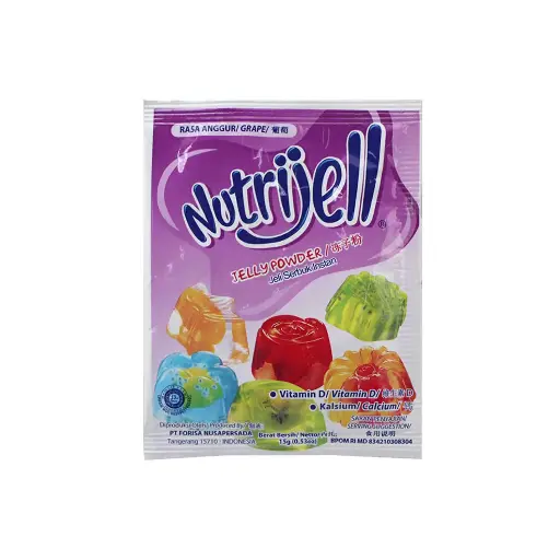 Nutrijell Konnyaku jelly powder grape 15g