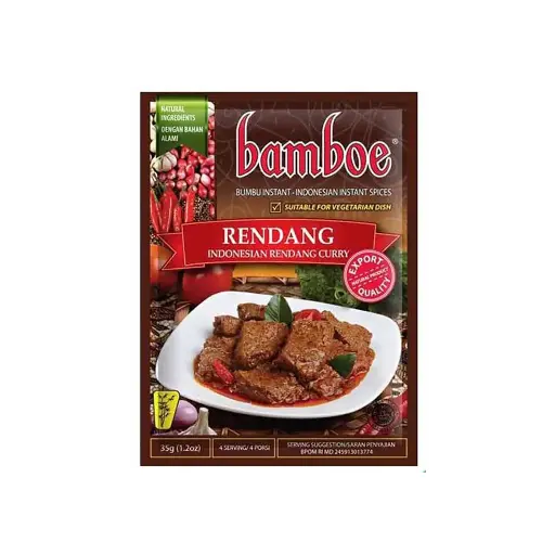 Bamboo Instant Rendang Seasoning 35g