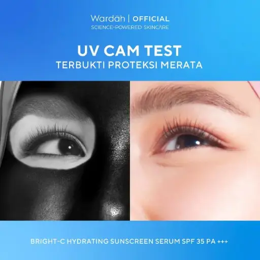 Wardah UV Shield Bright C-Hydrating Sunscreen Serum SPF 35 PA+++