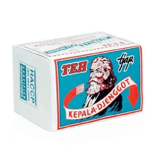 Indonesian Tea - KEPALA DJENGGOT BLUE Tea 5 pcs 40gr Authentic Indonesian Loose Tea