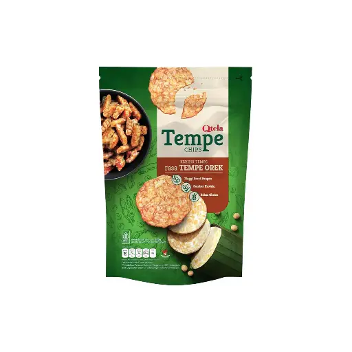 Qtela tempe chips, stir-fried tempe 100g